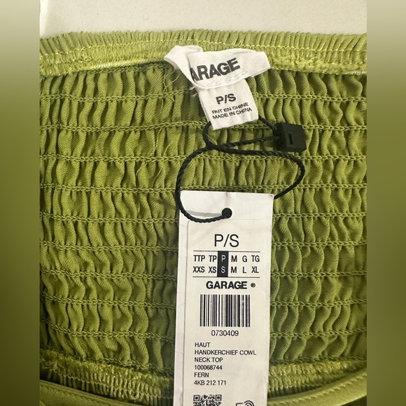 NWT Garage Cowl Neck Tank-Size Petite/Small - Picture 3 of 5